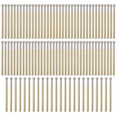 100 ks Pružinová testovacia sonda Testovací kontaktný kolík 9 pazúrov 2 mm Priemyselné potreby P125?H