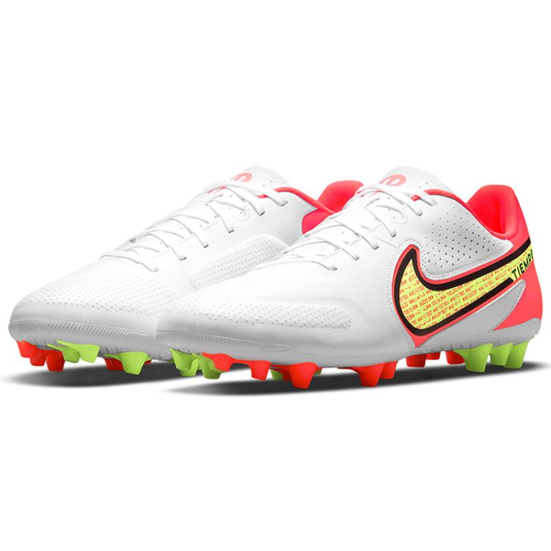 Nike Legend 9 Academy AG Artificial Grass 'White Dark Red Yellow' Training Soccer Shoes DB0627-176