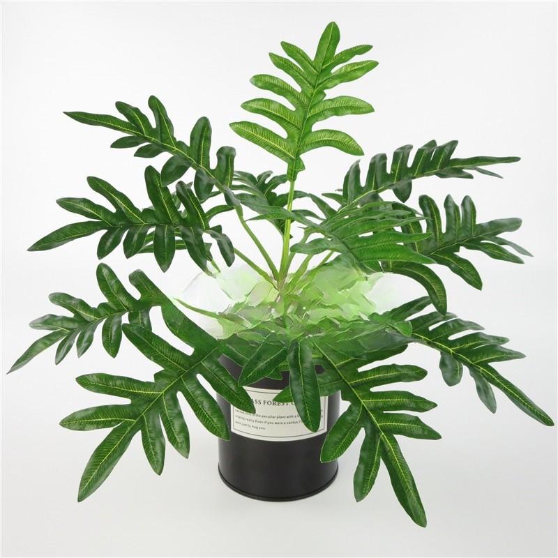 Greenery Wall Decor With Artificial Monstera Deliciosa Liebm Plants For Home Office Interior Design
