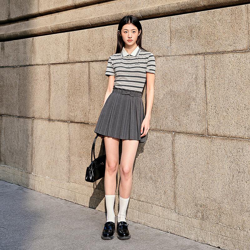 

Ledin Women s Striped Polo Shirt L