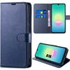 Coque pour Samsung Galaxy A18 4G/5G, Protection Antichoc Anti-Rayures Cuir Synthétique Bleu Marine
