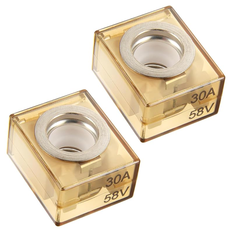 BOJACK Terminal Fuse 300A Marine Rated Battery Fuse (MRBF) 58V DC Max IP66 Waterproof for The Circuit Protection of Automobiles RVs Cranes Ships