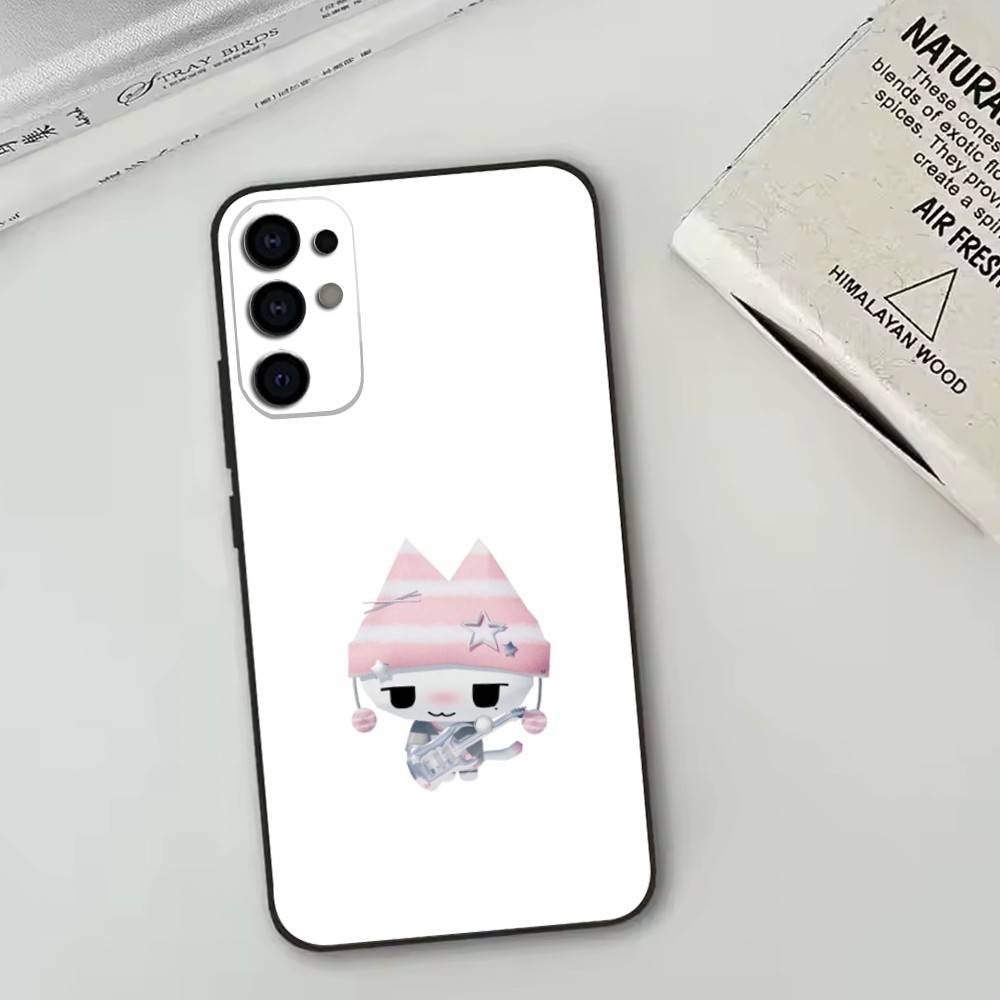 Süße Musikkatze Handyhülle Für Samsung S25,S24,S21,S22,S23,S30,Ultra,S20,Plus,Fe,Weiche Silikon Schwarz Hülle