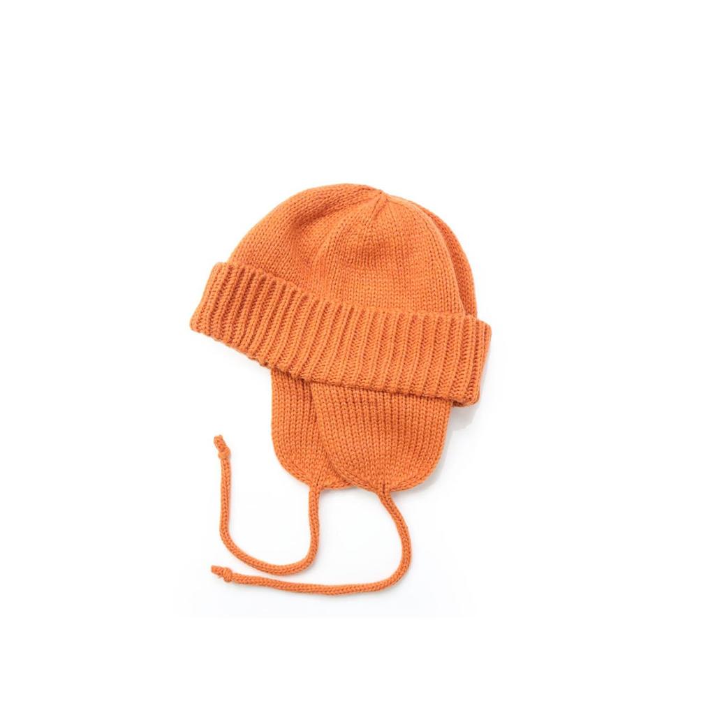 Earflap Wool Blend Knit Hat with Ear Flaps for Men and Cold Weather Unisex Free [regnuu] Women, Protection, Autumn/Winter, (JP, Alphabet, Size,