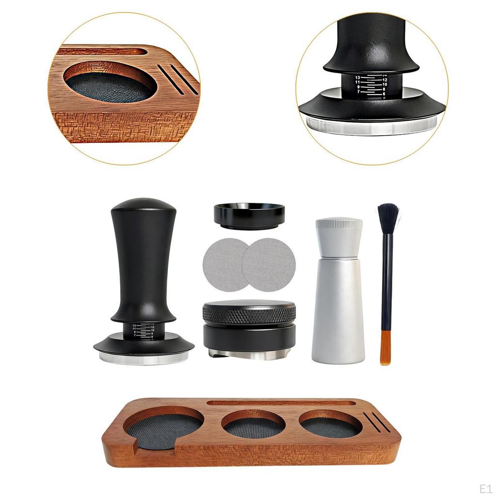 Coffee Tamper Set Sturdy Espresso Accessories for Apartment Home Dining Room 51mm