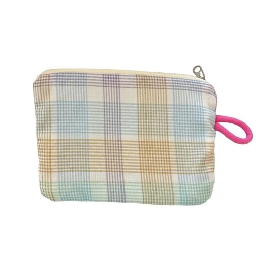 

Cute Prints Lipstick Pouch Zippered Coin Purse Small Makeup Bag Organizer for Women Girls Lipstick Coins Keys Earbuds B