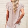 Summer New Fashion Leopard Printed Casual Shirts Women Summer Tops Flying Sleeve Slim Fit Casual Blouse for Women Elegant Solid Pullover Shirt 26626