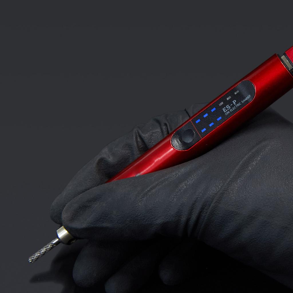 DSPIAE ES-P Electric Sharpening/Sander Pen Power Tool Red Black Pen Type Mini Sander Sharpening Machine Type-C