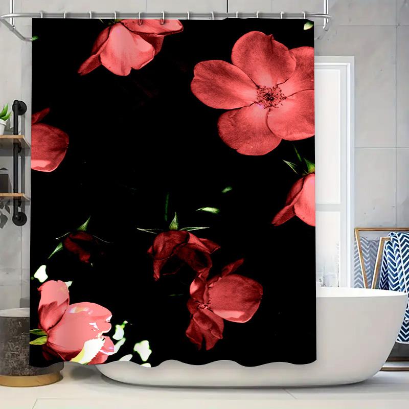 

Cactus Shower Curtain Pink Green White Floral Bathroom Decor 3D Print Waterproof Bath Accessories Set For Home Decoration Diy Pr W60H190(CM)-1 Pcs