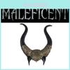 Nowa złota maska z rogami Maleficent z lateksu na Halloween, Cosplay i Karnawał 2024