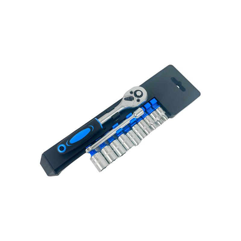 12-Piece Multifunctional Vehicle Ratchet Wrench Tool Set