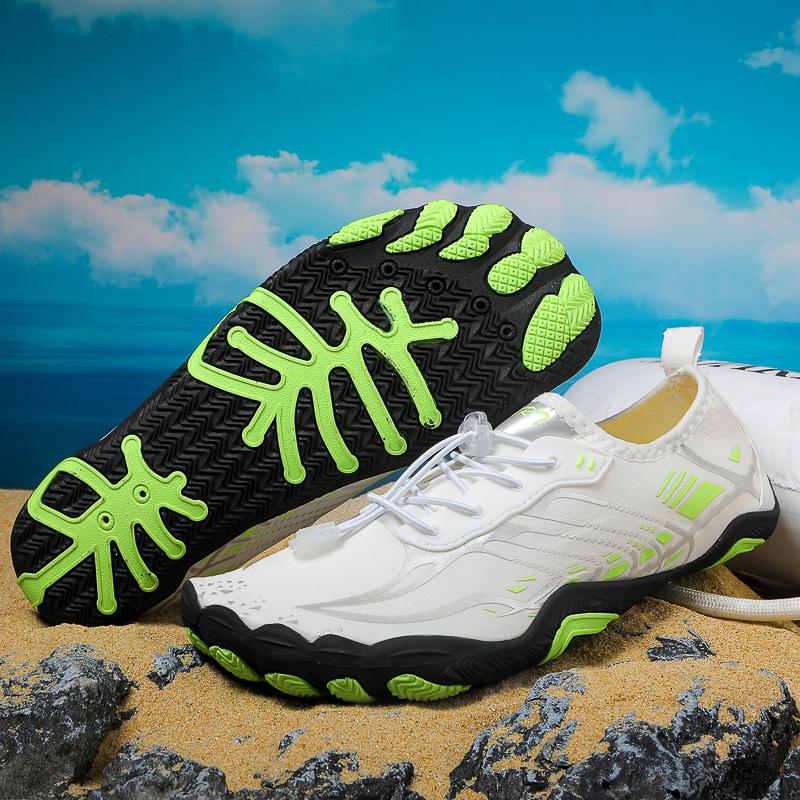 Quick Dry Aqua Shoes for Men Summer Beach Wading Shoes Women Water Sports Shoes Elastic Non-slip Water Footwear Upstream Sneakers