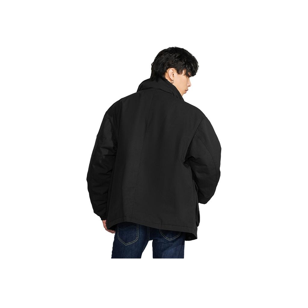 Lee Xline Series FW22 Comfortable Fit Workwear Zipper Minimalist Down Jacket Men Jackets Black LMT003996100618K11000