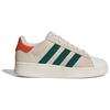 Adidas Superstar XLG Aluminium Collegiate Green Unisex Sneakers Cream Preloved-Red ID8378