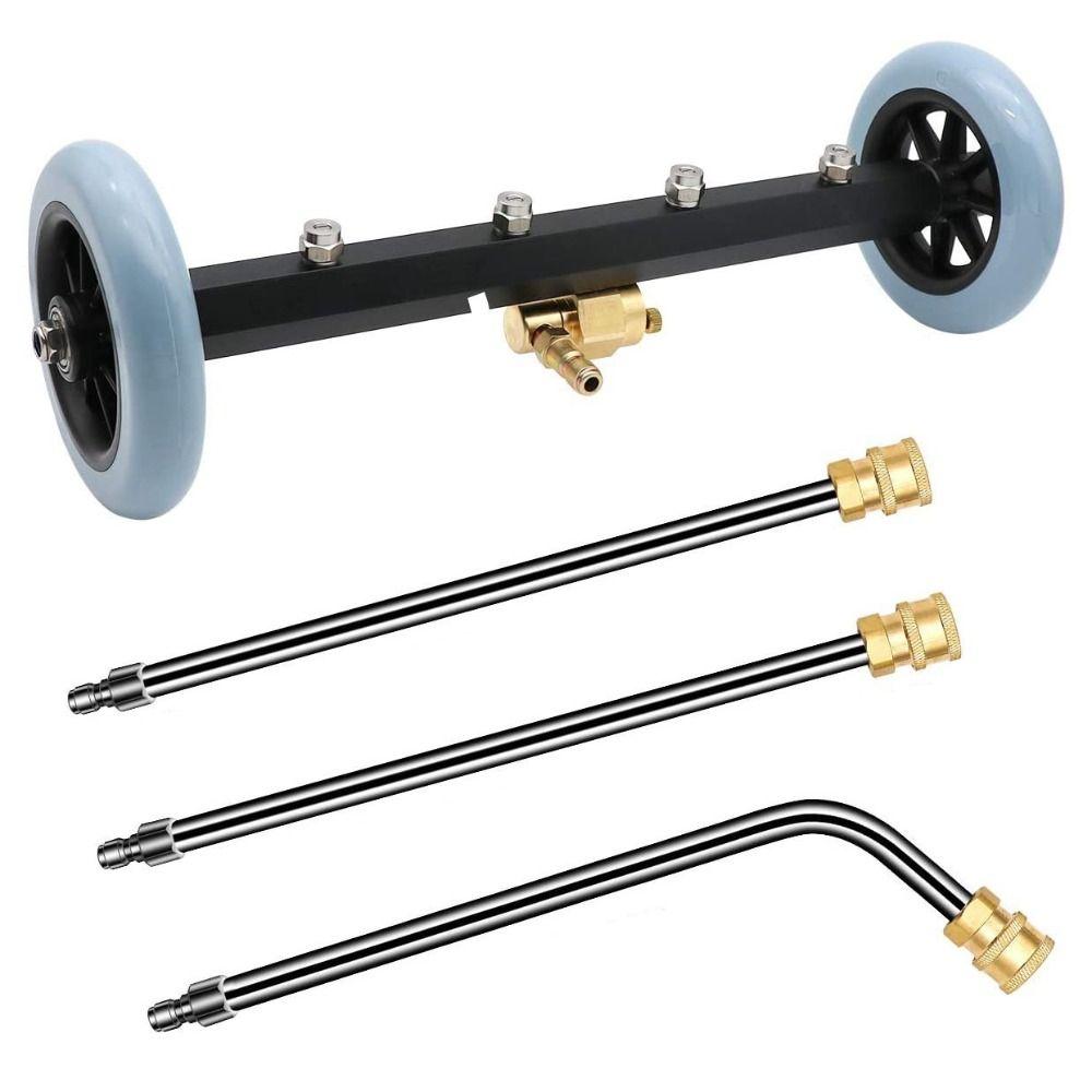 

4000 PSI Undercarriage Pressure Washer High Pressure Surface Cleaner Under Carriage чорний