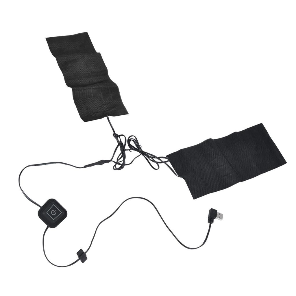 2 In 1 5V USB Electric Heating Pad Neck Lumbar Vest Warmer Heater Cloth