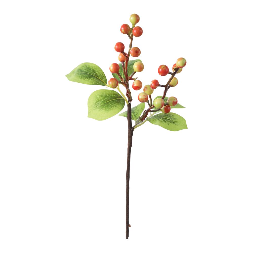 Artificial Olive Branches Decor with Faux Berries for Home Office Photography Spring Floral Arrangement 9.84in Plastic Foam
