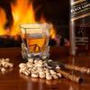 Diamond Whiskey Glass with Wooden Gift Box