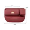 BODCA1 PU Leather Car Seat Storage Bag Multifunctional Gap Organizer Box For Chevrolet Equinox Trailblazer Bolt Spark Tahoe Z71 Aveo SS