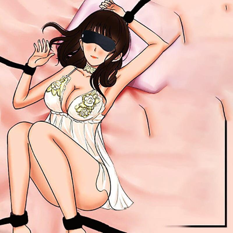 Sexspielzeug für Frauen Handschellen BDSM Bondage Kit Unterbett Erotikartikel Sexzubehör Set Fetisch Fesselgurt Produkte für Erwachsene