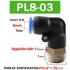 20/50/100PCS Pneumatic Air Connector PL 4 6 8 10 12mm Thread 1/8 r1/4" 3/8" 1/2" Trachea Elbow Air Fittings Hose Quick Conector Ventilation Valves 4