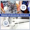 2pcs Silicone Straw Brushes, 6mm+8mm Reble Hanging Straw Cleaner Brush Extra Long Straw Cleaning Brush Bendable Crevice Brush Pipe Cleaners for Glass
