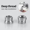 Water Faucet Coupler 1/2 To M16 M18 M20 M22 M24 M28 M32 Thread Connector Conversion Tap Adapter Fitting Bubbler Kitchen Bathroom