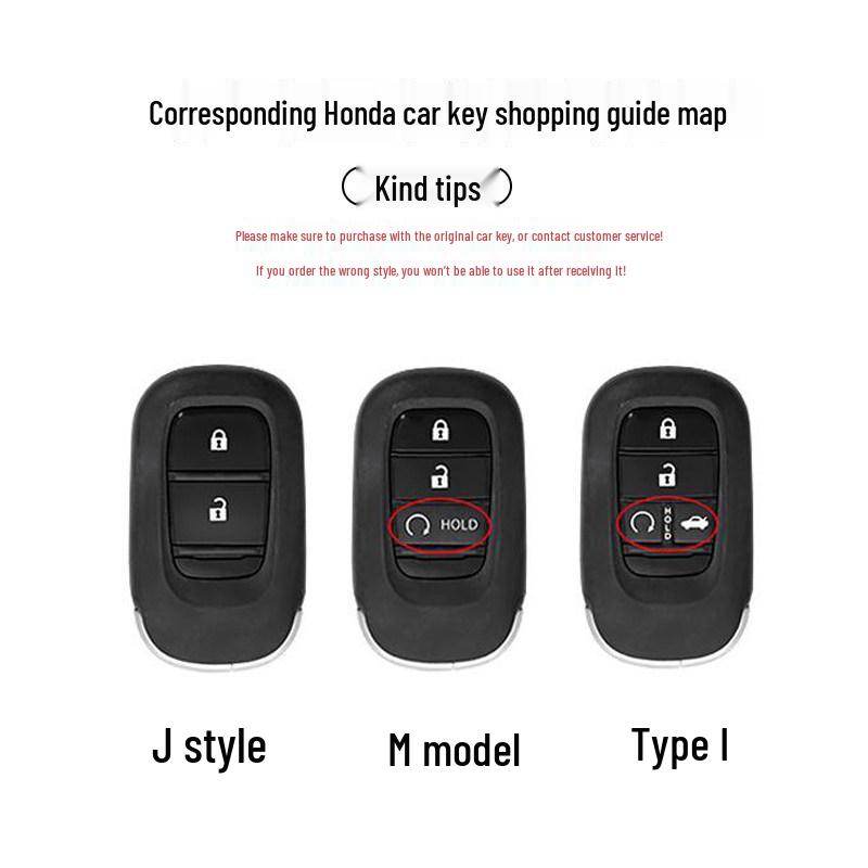 Honda 11th Gen Civic & CRV Key Cover Compatible with Accord URV Haoying Buckle