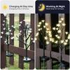 Solar Garden Lights Garden Decor, Solar Flowers Lights Outdoor Decorative,2Pack 40LED Solar Lights Outdoor Garden Waterproof for Outside