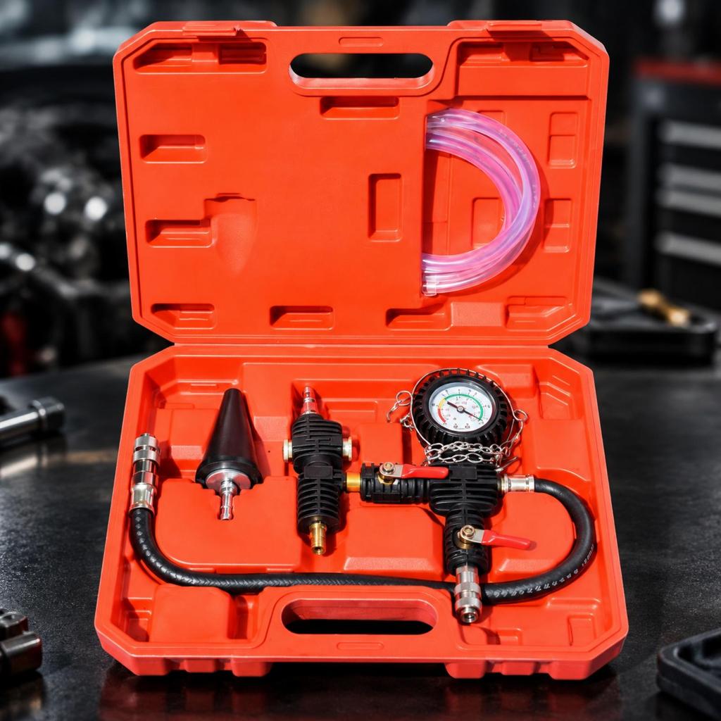 Coolant Replacement Tool Transparent Vacuum Filler with Carrying