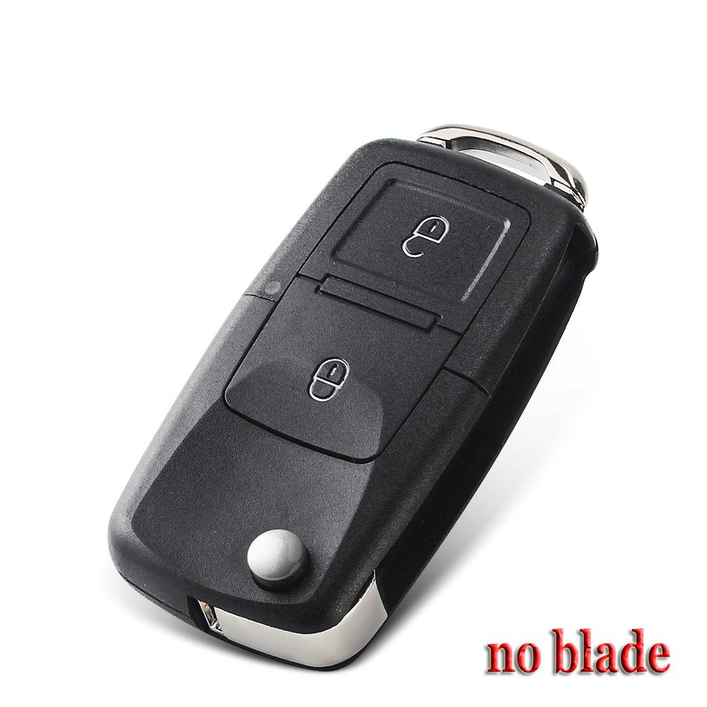 KEYYOU 2/3/4 Buttons Remote Flip Folding Car Key Shell For VW Volkswagen MK4 Bora Golf 4 5 6 Passat Polo Bora Touran Case
