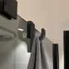Shower Door Hooks White Black Glass Door Hooks For 6 Mm Thick Wall Glass Easy To Install Robes Towels Clothing No Drilling