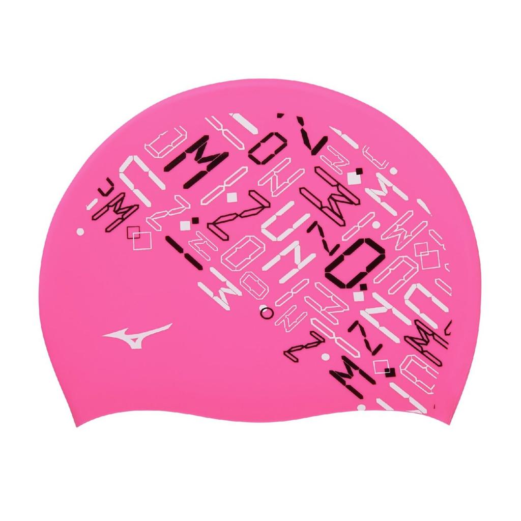 Mizuno Competitive Swimming Silicone Swim Cap N2JWC545 F Pink