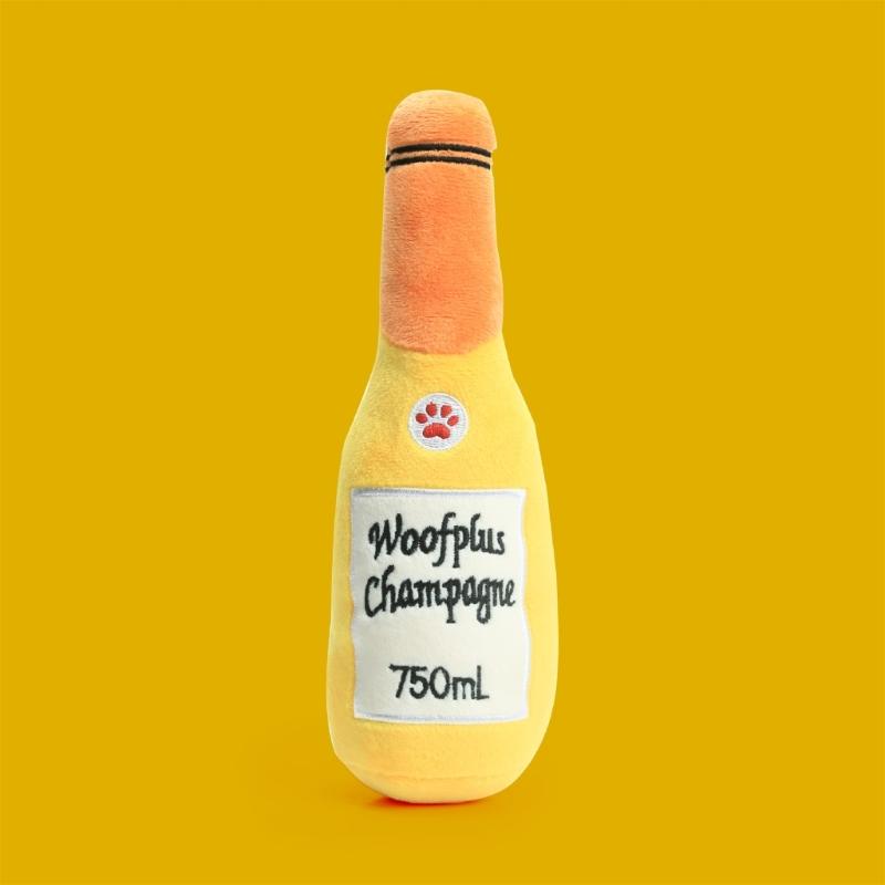 Hunde Haustierflasche Spielzeug Bissfest Plüschtier Lustig Interaktiv Elastizität Hunde Kauspielzeug für Hunde im Freien Zahnpflege Werkzeug
