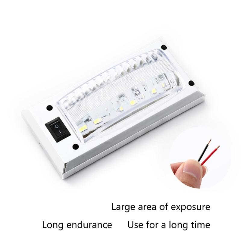 COB LED Panel Dome Roof Ceiling Lamp Auto Interior Reading Plate Light for Truck