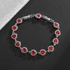 Bracelet Charm Élégant pour Femme Incrusté de Cristal Mode Bijoux de Fiançailles Mariage
