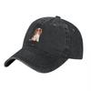 Berretto da Baseball in Tela Lavata Stampato Cavalier King Charles Spaniel Design Classico del Cane Unisex Regolabile per Amanti degli Animali