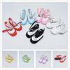 20CM Lace Cotton Doll Shoes for 14-Inch BJD Dolls - Princess Style Toy Shoe Accessories