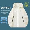 Men's 2025 Summer Lightweight Nylon Hooded Sun Protection Jacket - Stretchy, Skin-Friendly, Breathable, UV Protection, Couple's Design.