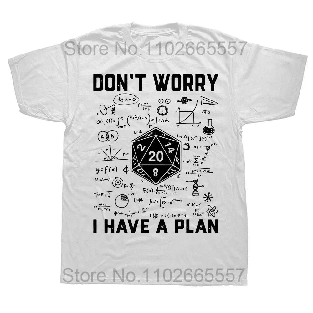

Novelty Dungeon Dragon Tshirt Pattern Street Wear Short SleeveIHave a Plan D20 Dice RolePlaying Game DnD Tshirt Women s Edition 4XL