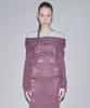Sculpter 2Way Shawl Maxi Dress Deep Wine