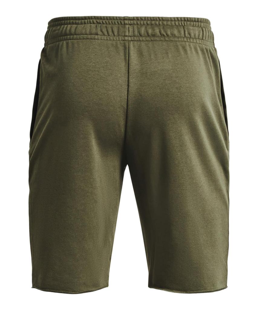 UA RIVAL TERRY SHORT 1361631 Marine OD Green Onyx White 3XL [Under Armour] (390)