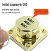 Three-Digit Multi-Purpose Mechanical Password Lock for Cabinets and Drawers