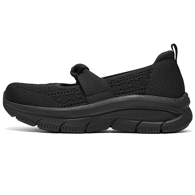 Skechers Modern DLux Mesh Comfortable Fashion Versatile Durable Low-Top Casual Shoes Women sneaker Black 159117-BBK 39