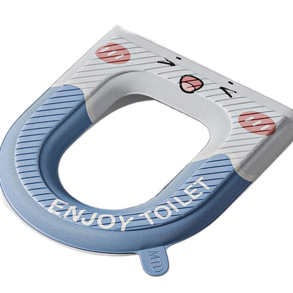 

2pcs Cute Toilet Cover Cartoon Toilet Pad Reusable Closestool Mat All Seasons