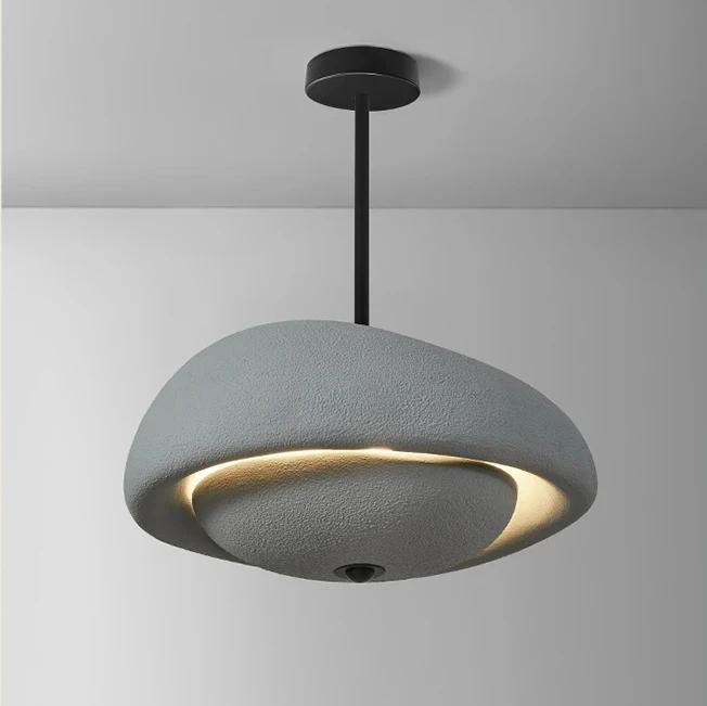 

Ваби-саби Японские подвесные светильники Простая люстра в кремовом стиле Ресторан Спальня Кафе Домашний арт-декор Подвесные светильники White light