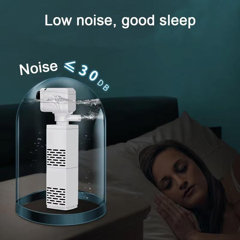 3 v 1 Akvarijní filtrační čerpadlo Tiché Akvarijní ponorné Vzduch Kyslík Vzduchovač Akvarijní vzduchové čerpadlo Čerpadlo pro výměnu vody Vlnotvorné čerpadlo 220v