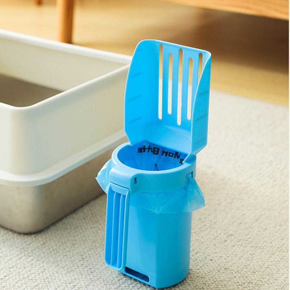 Built-in Trash Cat Litter Scoop Detachable Cat Litter Box Cleaning Tool Cat Litter Box
