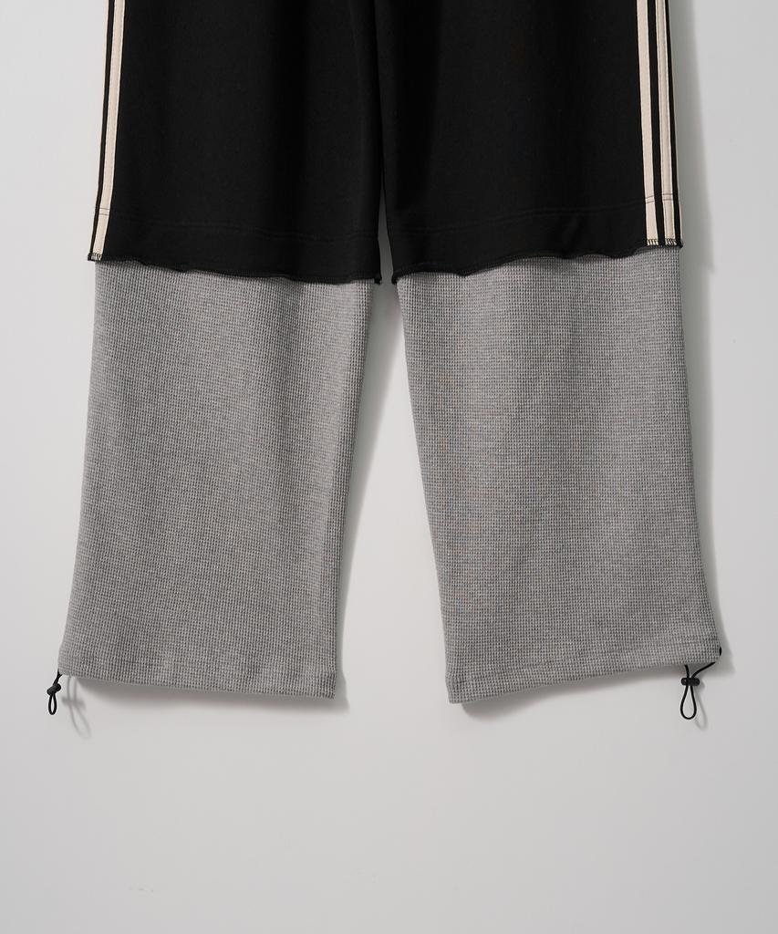 Gameoncheupaeb Binding Layered Sweatpants (Black)
