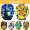 Nadrukowana grafika 3D Van Gogh Obraz olejny Bluza z kapturem dla mężczyzn i kobiet Casualowa Luźna Oversize Bluza z kapturem Męska Felpa Uomo